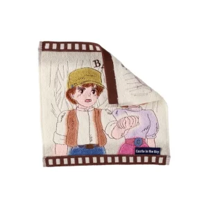 Shop Mini Serviette Cellulo Sheeta & Pazu - Le Château dans le ciel Linge De Maison
