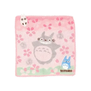 Fashion Mini serviette Cerisiers en fleurs 25x25cm - Mon voisinTotoro Linge De Maison
