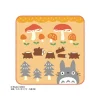 Store Mini Serviette Champignons et Bûches 25x25cm - Mon voisin Totoro Linge De Maison