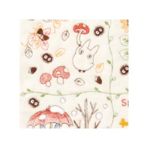 Store Mini Serviette Couronne de Noix 25x25 cm - Mon Voisin Totoro Linge De Maison