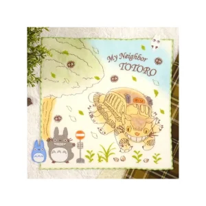 New Mini Serviette Course du Chatbus 25x25cm - Mon voisin Totoro Linge De Maison