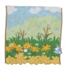 Best Sale Mini Serviette Course Totoro bleu & blanc 25x25 cm - Mon Voisin Totor Linge De Maison