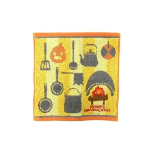Clearance Mini Serviette Cuisine de Calcifer 25x25 cm - Le Château ambulant Linge De Maison