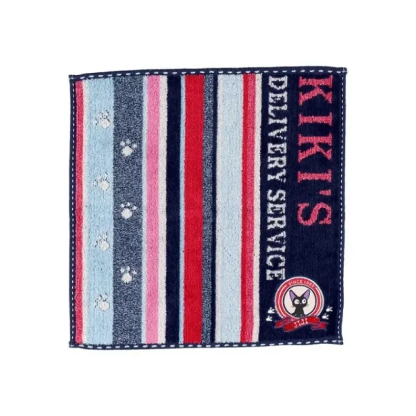 Outlet Mini Serviette Empreintes Pattes Jiji 25x25 cm - Kiki la petite sorci Linge De Maison