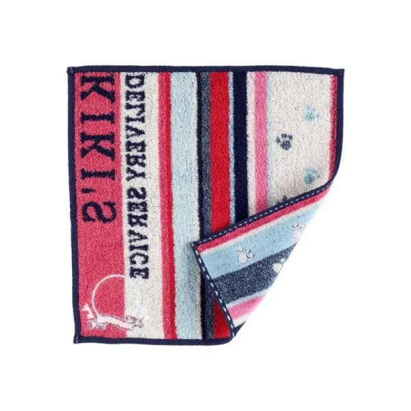 Outlet Mini Serviette Empreintes Pattes Jiji 25x25 cm - Kiki la petite sorci Linge De Maison