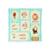 Best Sale Mini Serviette Galerie de tableaux 25x25 cm - Kiki la petite sorcière Linge De Maison