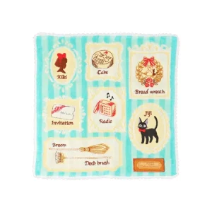 Best Sale Mini Serviette Galerie de tableaux 25x25 cm - Kiki la petite sorcière Linge De Maison