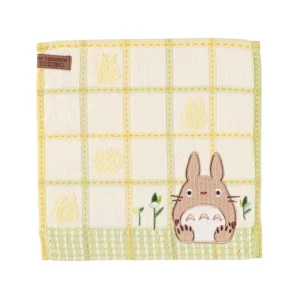 Online Mini serviette gauffrée Totoro 25x25 cm - Mon VoisinTotoro Linge De Maison
