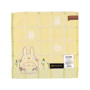Online Mini serviette gauffrée Totoro 25x25 cm - Mon VoisinTotoro Linge De Maison