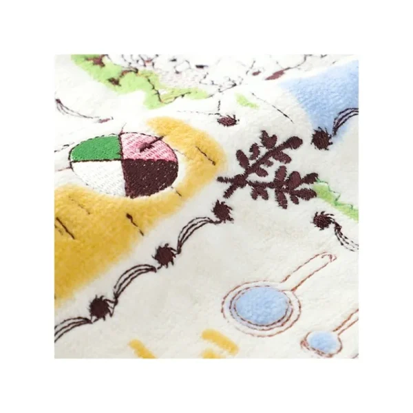 Store Mini Serviette Habitants du Château 25x25 cm - Le Château ambulant Linge De Maison