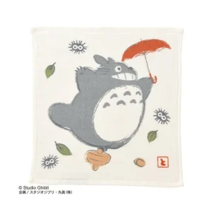 Store Mini Serviette Imabari Totoro Parapluie 34x36 cm - Mon Voisin Totoro Linge De Maison