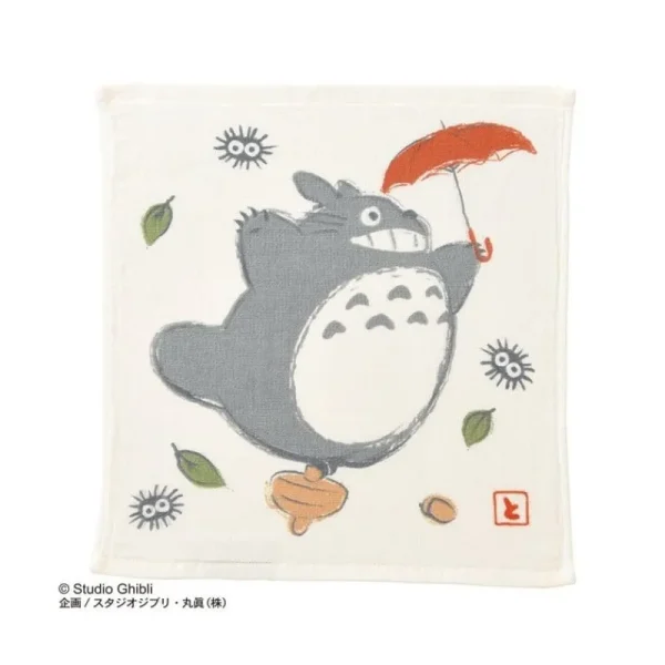 Store Mini Serviette Imabari Totoro Parapluie 34x36 cm - Mon Voisin Totoro Linge De Maison