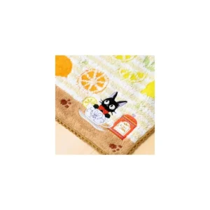 Best Sale Mini Serviette jaune L’heure du Goûter 23×23 - Kiki la petite sorcièr Linge De Maison