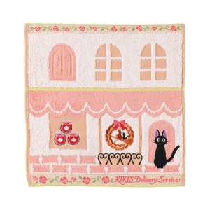 Discount Mini Serviette Jiji Coin de rue 25x25 cm - Kiki la petite sorcière Linge De Maison