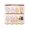 Best Sale Mini Serviette Jiji et ses fleurs préférées 25x25 - Kiki la petite so Linge De Maison