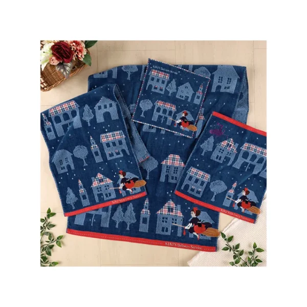 Cheap Mini Serviette La nuit du départ 25x25 cm - Kiki la petite sorcière Linge De Maison