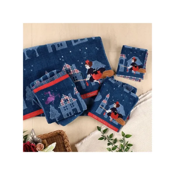 Cheap Mini Serviette La nuit du départ 25x25 cm - Kiki la petite sorcière Linge De Maison