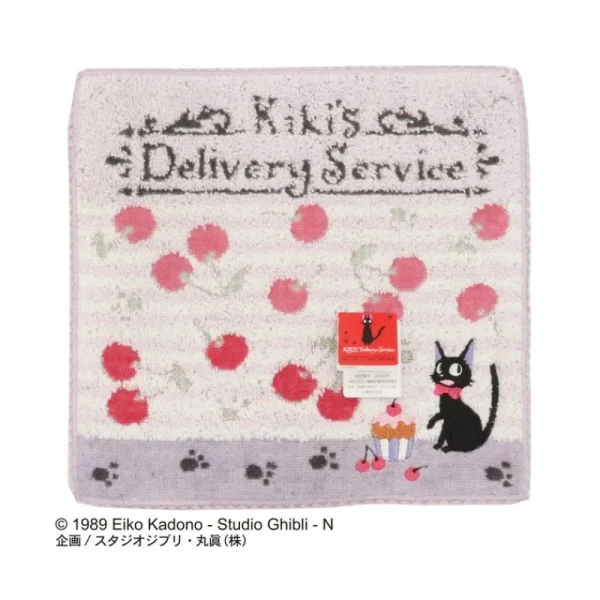 Online Mini Serviette L’heure du Goûter 23×23cm - Kiki la petite sorcière Linge De Maison