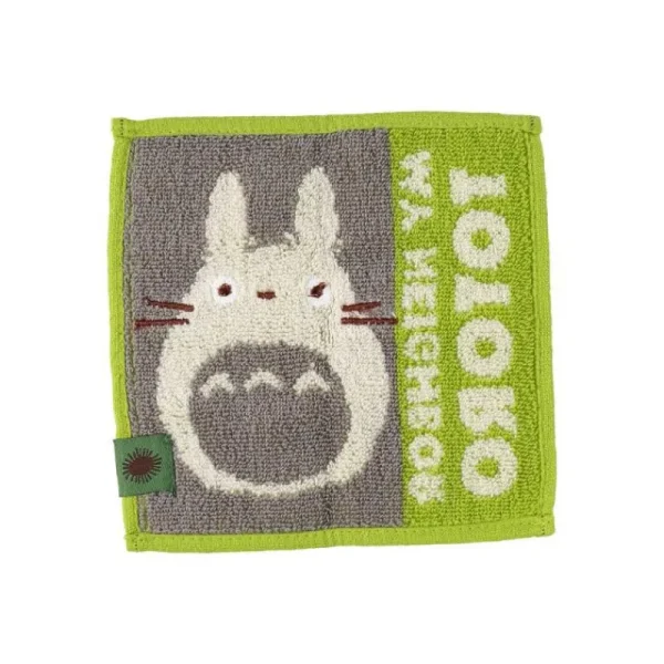 Cheap Mini Serviette Mame Totoro Gris 15x15 cm - Mon Voisin Totoro Linge De Maison