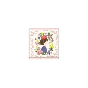 Shop Mini Serviette Portrait Kiki 25x25 cm - Kiki la petite sorcière Linge De Maison