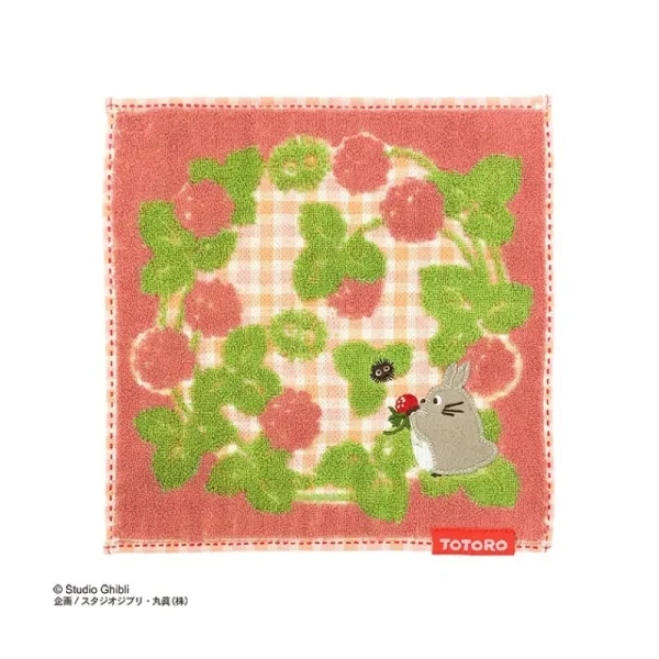 New Mini Serviette rose Le préféré de la forêt - Mon Voisin Totoro 23×23 Linge De Maison