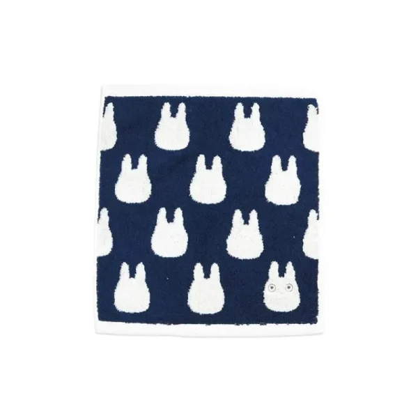Discount Mini Serviette Silhouette Totoro Blanc 33x36 cm - Mon Voisin Totoro Linge De Maison
