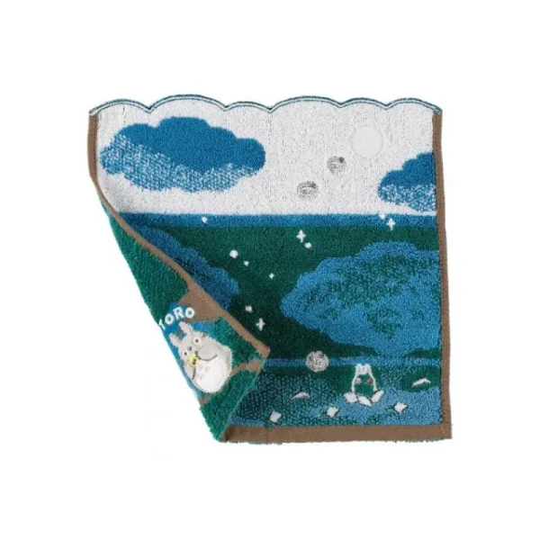 Cheap Mini Serviette Sous la lune 25x25 cm - Mon Voisin Totoro Linge De Maison