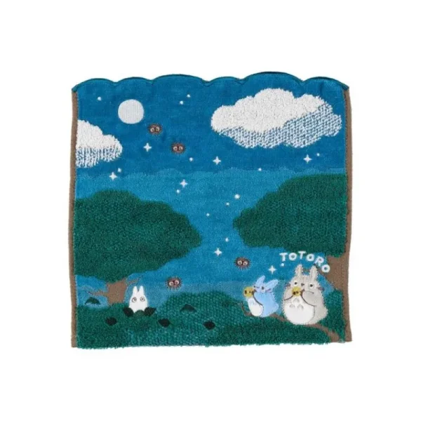 Cheap Mini Serviette Sous la lune 25x25 cm - Mon Voisin Totoro Linge De Maison