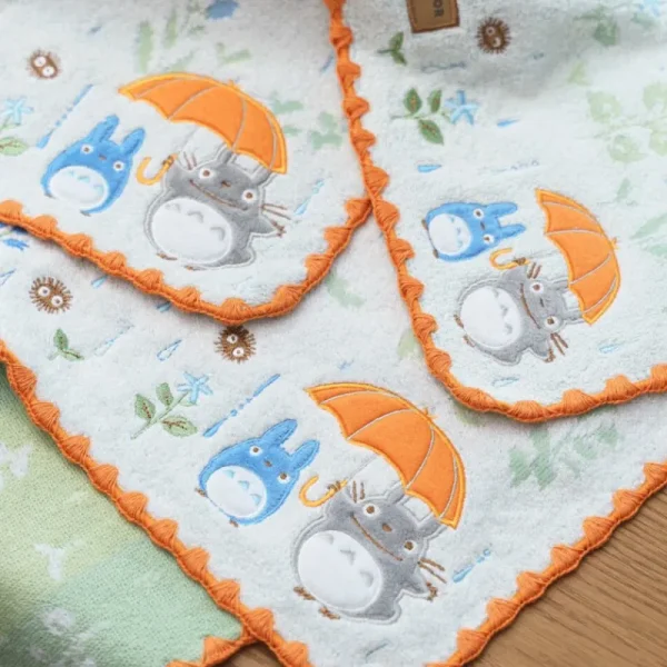 Online Mini Serviette Sous la pluie 25x25 cm - Mon Voisin Totoro Linge De Maison