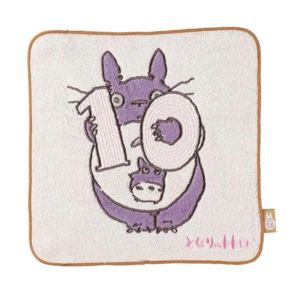 Cheap Mini Serviette Totoro anniversaire 10 25x25 cm - Mon Voisin Totoro Linge De Maison