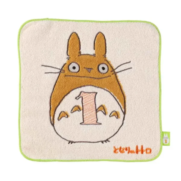Flash Sale Mini Serviette Totoro anniversaire 1 25x25 cm - Mon Voisin Totoro Linge De Maison