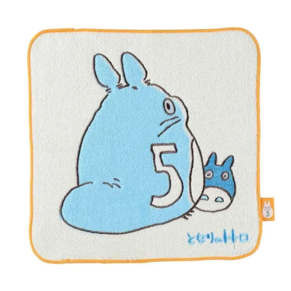 Cheap Mini Serviette Totoro anniversaire 5 25x25 cm - Mon Voisin Totoro Linge De Maison