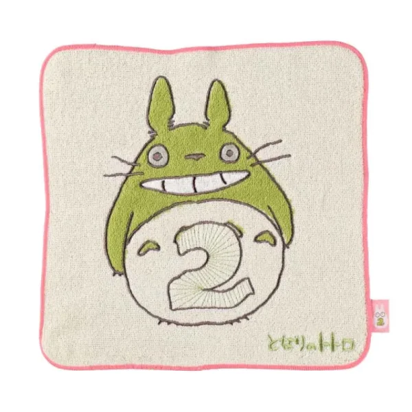 Clearance Mini Serviette Totoro anniversaire 2 25x25 cm - Mon Voisin Totoro Linge De Maison