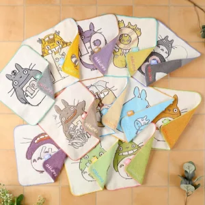Store Mini Serviette Totoro anniversaire 12 25x25 cm - Mon Voisin Totoro Linge De Maison