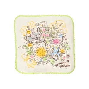 Cheap MinI Serviette Totoro Bouquet de Printemps 25X25 cm - Mon Voisin Toto Linge De Maison