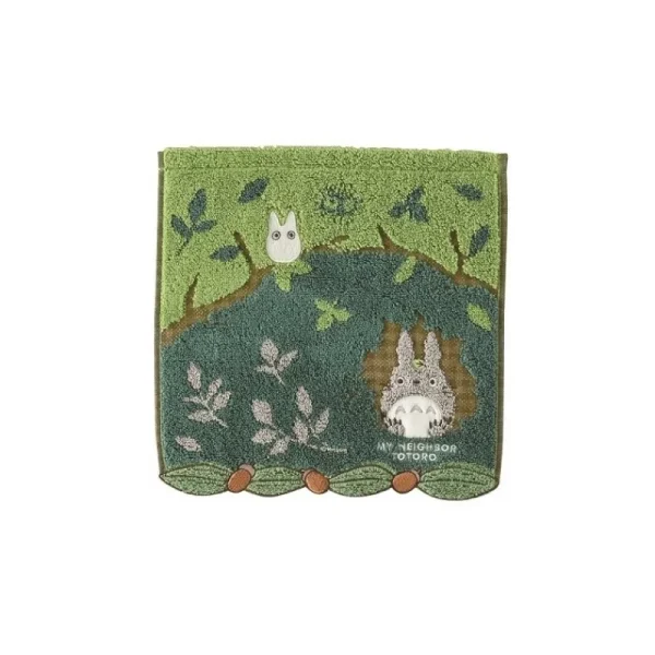 Sale Mini Serviette Totoro cache dans les arbres 25x25cm - Mon Voisin Toto Linge De Maison