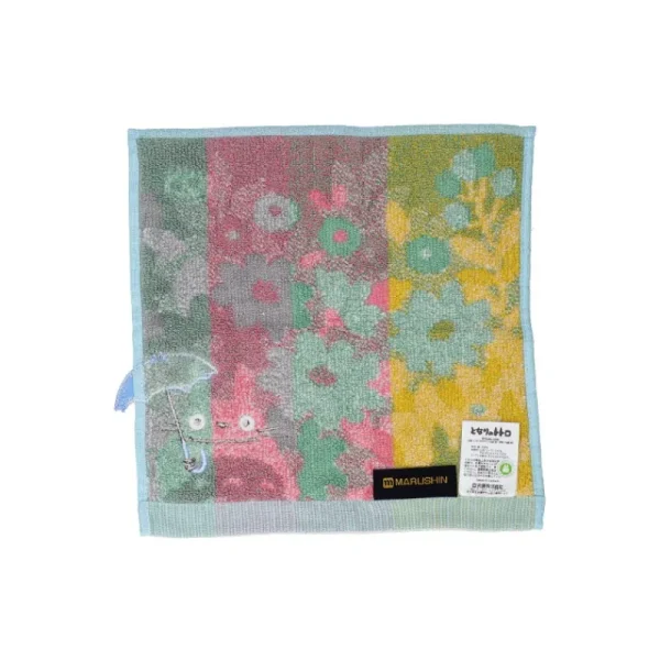 Fashion Mini Serviette Totoro Champs de Fleurs 25x25 cm - Mon Voisin Totoro Linge De Maison