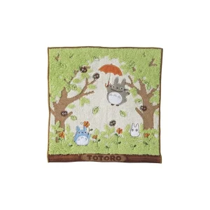 Sale Mini Serviette Totoro Dans le bosquet 25x25 cm - Mon Voisin Totoro Linge De Maison