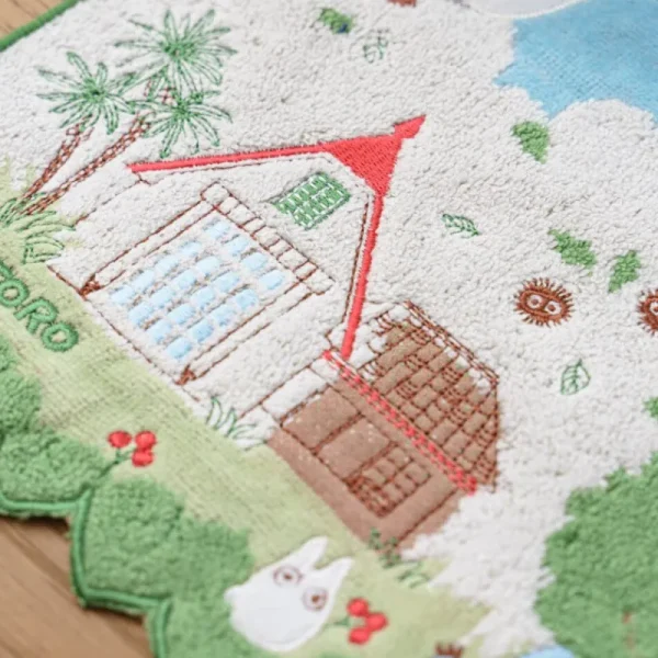 Hot Mini Serviette Totoro dans le ciel 25x25 cm - Mon Voisin Totoro Linge De Maison