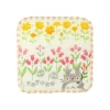 Clearance Mini Serviette Totoro Fleurs Sauvages 25x25 cm - Mon Voisin Totoro Linge De Maison