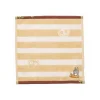 Shop Mini Serviette Totoro Rayures Beige 25x25cm - Mon voisin Totoro Linge De Maison