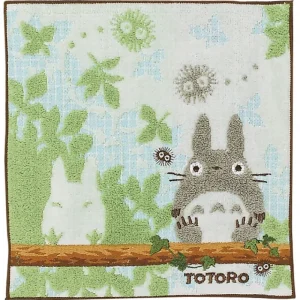 Sale Mini Serviette Totoro Sur une branche 25x25 cm - Mon Voisin Totoro Linge De Maison