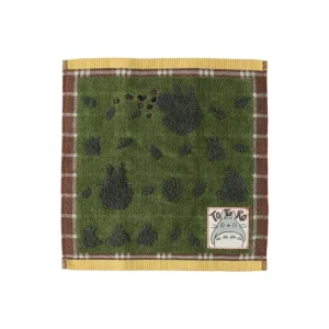 Best Sale Mini Serviette Vert Automne 25x25 cm - Mon Voisin Totoro Linge De Maison