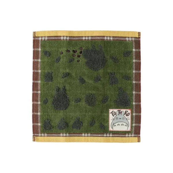 Best Sale Mini Serviette Vert Automne 25x25 cm - Mon Voisin Totoro Linge De Maison