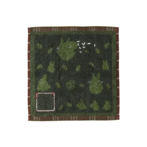 Best Sale Mini Serviette Vert Automne 25x25 cm - Mon Voisin Totoro Linge De Maison