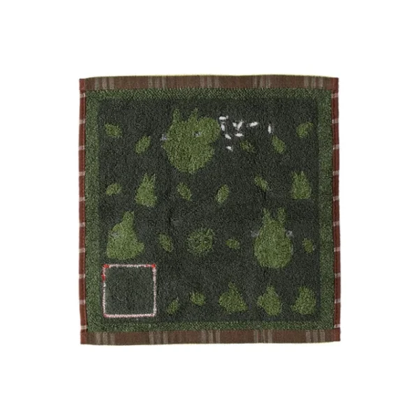 Best Sale Mini Serviette Vert Automne 25x25 cm - Mon Voisin Totoro Linge De Maison