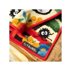Online Mini-serviette brodée Pont d'Arubaya 25x25 cm - Le Voyage de Chihiro Linge De Maison