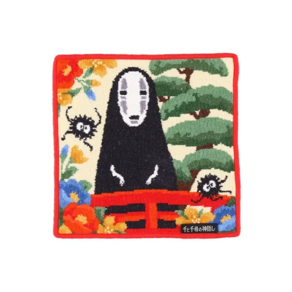 Online Mini-serviette brodée Pont d'Arubaya 25x25 cm - Le Voyage de Chihiro Linge De Maison
