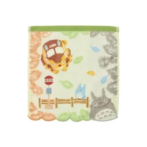 Shop MINI-SERVIETTE CHATBUS ARRÊT DE BUS - MON VOISIN TOTORO Linge De Maison
