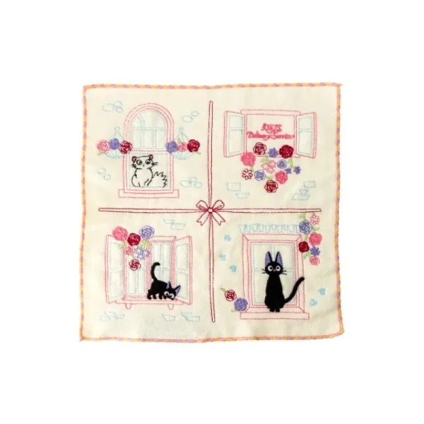 Cheap Mini-serviette Jiji à la fenêtre 25x25 - Kiki la petite sorcière Linge De Maison